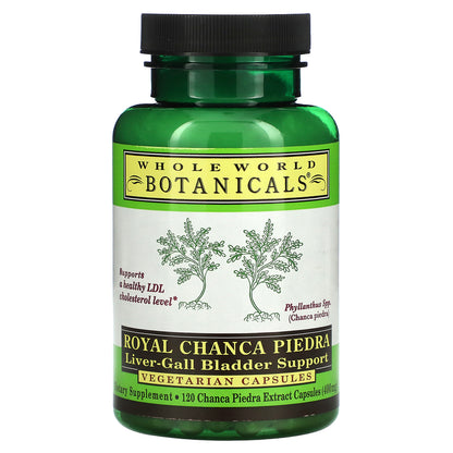 Whole World Botanicals, Royal Chanca Piedra, Liver-Gall Bladder Support, 400 mg, 120 Vegetarian Capsules