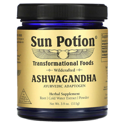 Sun Potion, Ashwagandha Powder, Wildcrafted , 3.9 oz (111 g)