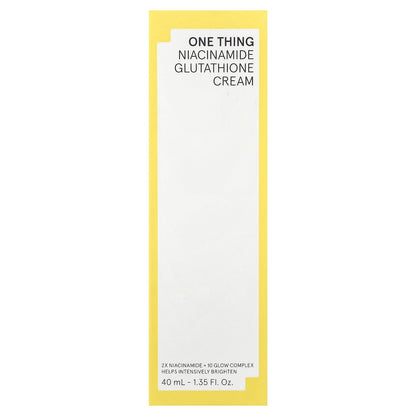 One Thing, Niacinamide Glutathione Cream, 1.35 fl oz (40 ml)