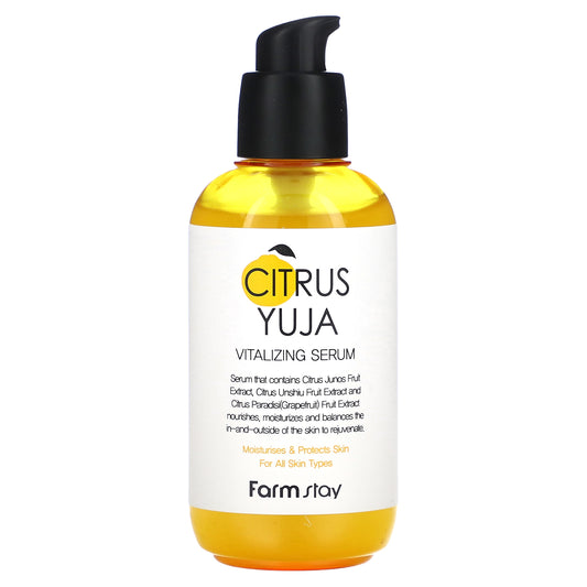 Farmstay, Citrus Yuja, Vitalizing Serum, 3.38 fl oz (100 ml)