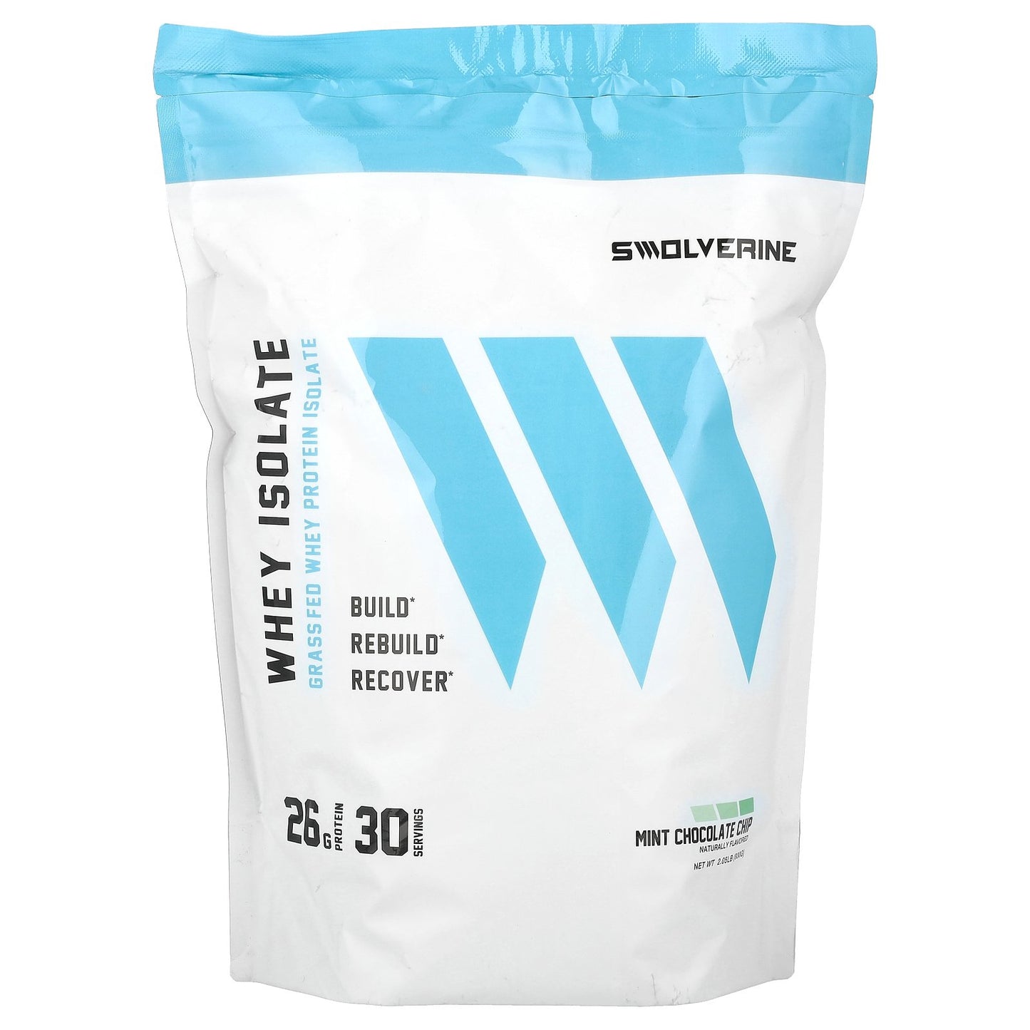 Swolverine, Whey Isolate, Mint Chocolate Chip, 2.05 lb (930 g)