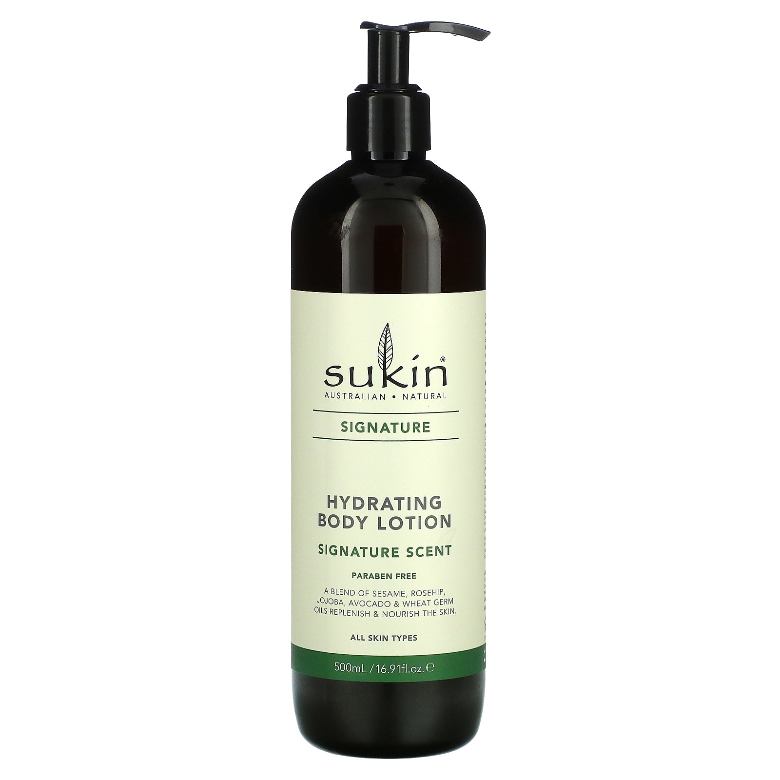 Sukin, Signature, Hydrating Body Lotion, 16.9 fl oz (500 ml)