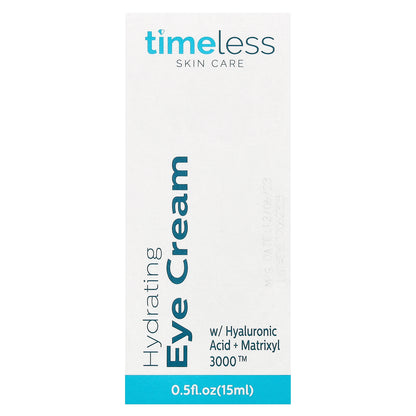 Timeless Skin Care, Hydrating Eye Cream , 0.5 fl oz (15 ml)