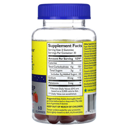 Bach, Rescue Plus, Sleep Gummies, Strawberry, 60 Gummies (2.5 mg per Gummy)