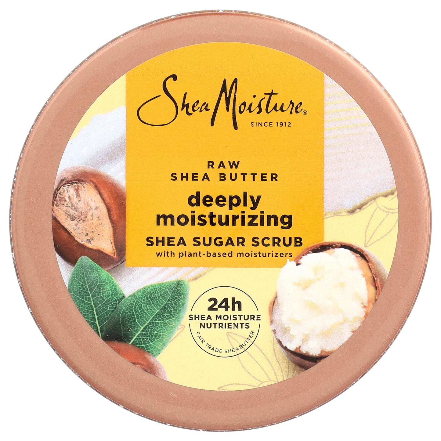 SheaMoisture, Shea Sugar Scrub, Deeply Moisturizing, Raw Shea Butter, 12 oz (340 g)