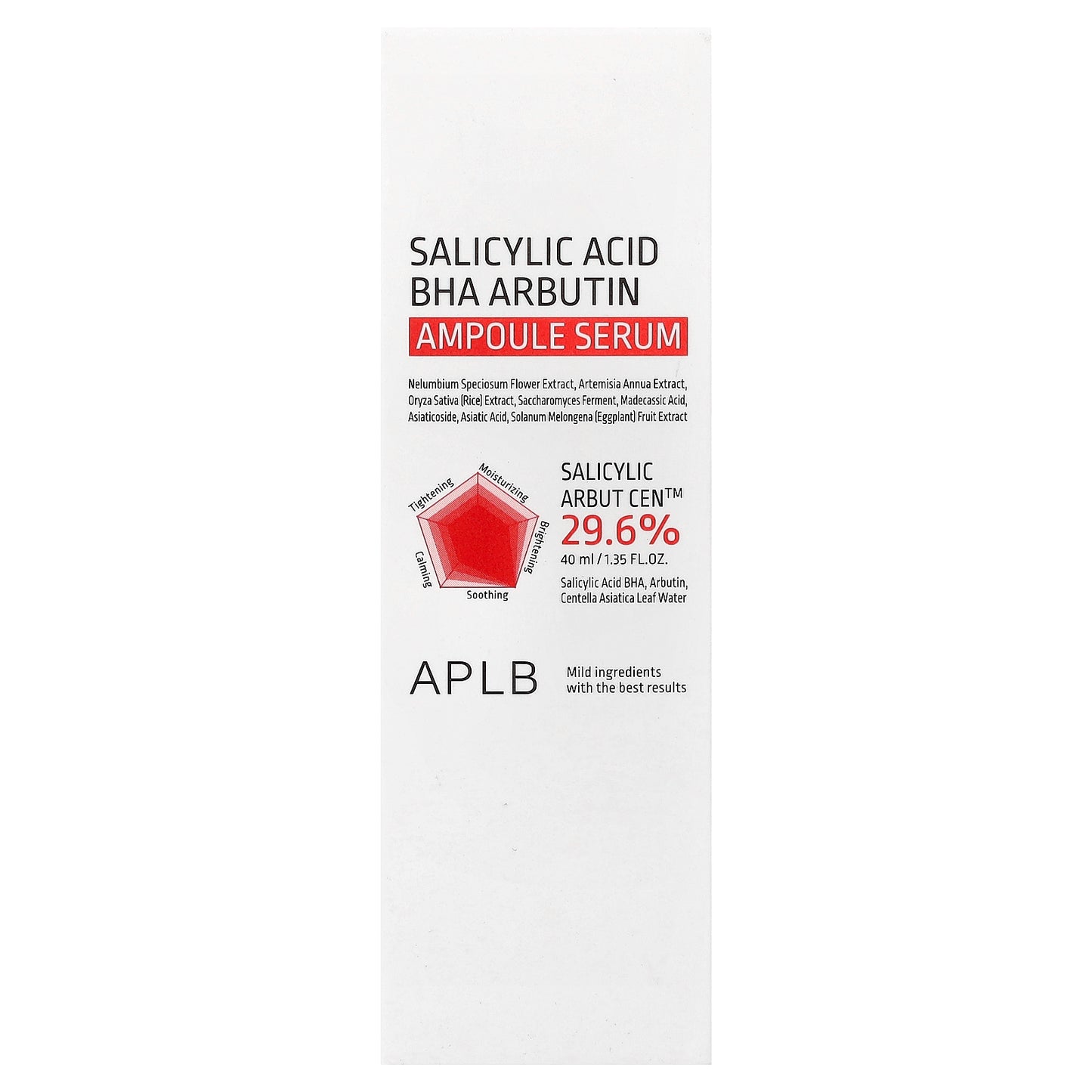 APLB, Salicylic Acid BHA Arbutin Ampoule Serum, 1.35 fl oz (40 ml)