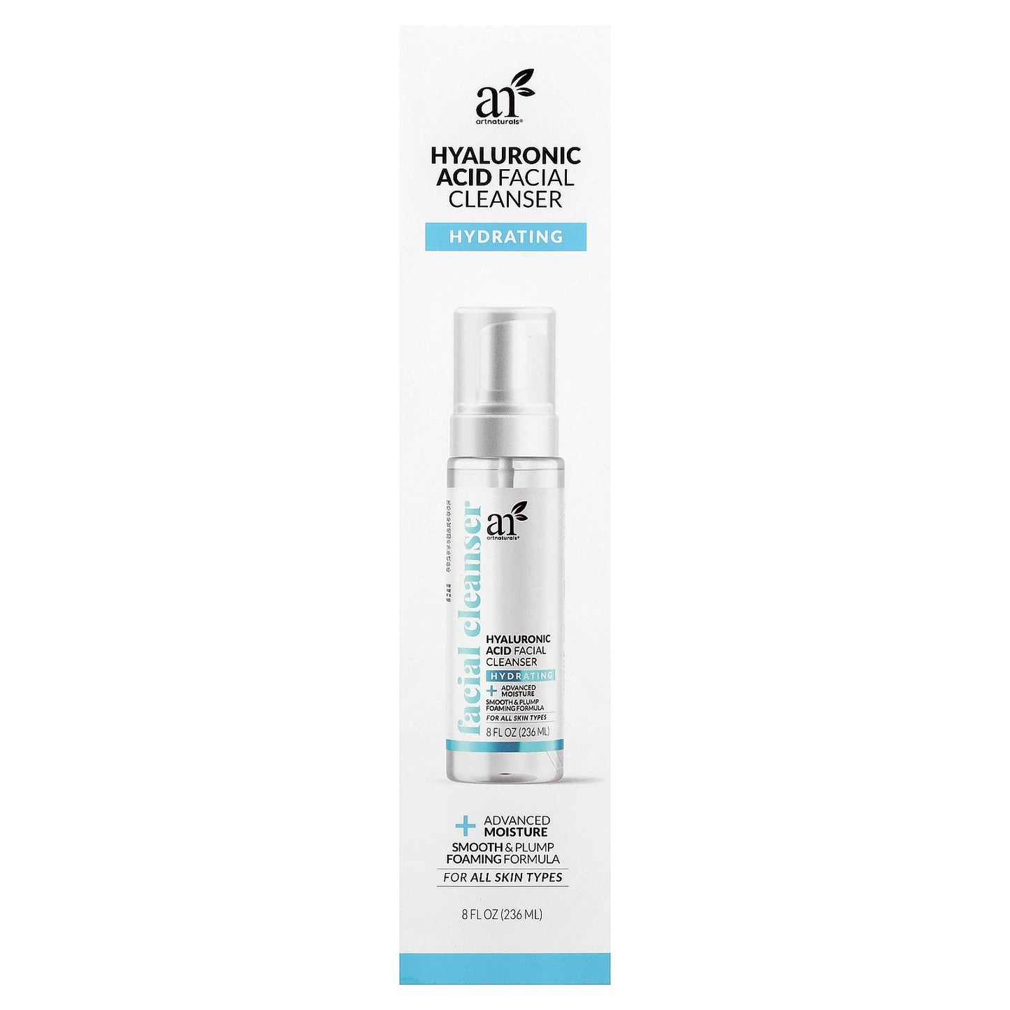 artnaturals, Hyaluronic Acid Facial Cleanser, For All Skin Types, 8 fl oz (236 ml)