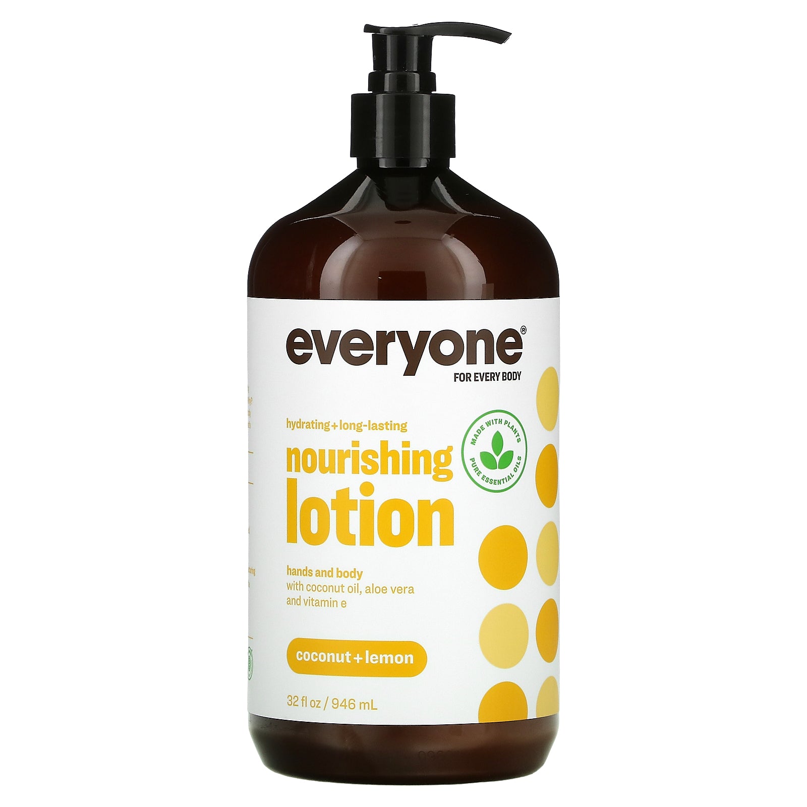 Everyone, Nourishing Lotion, Coconut + Lemon, 32 fl oz (946 ml)