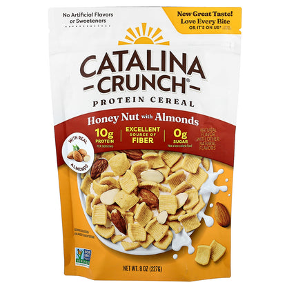 Catalina Crunch, Protein Cereal, Honey Nut with Almonds, 8 oz (227 g)