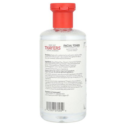 Thayers, Witch Hazel Facial Toner, Alcohol-Free, Original, 12 fl oz (355 ml)