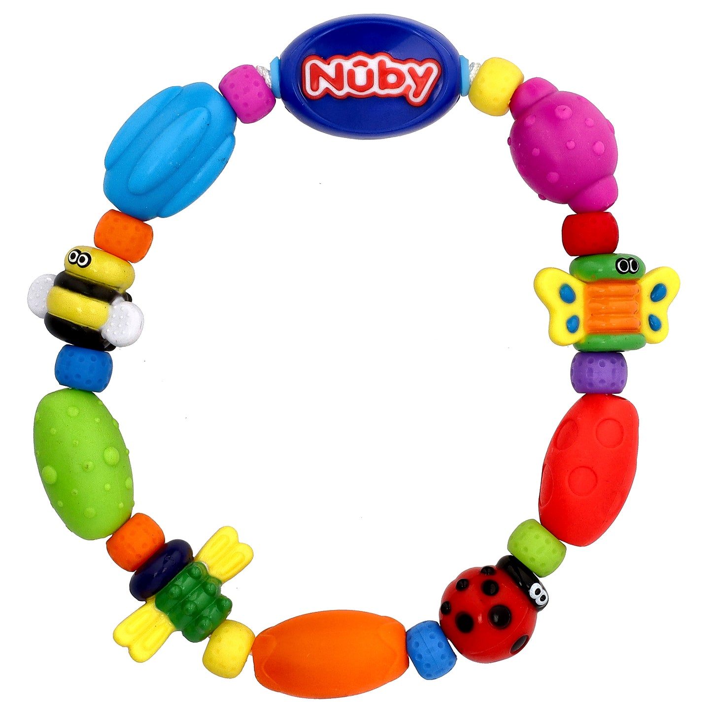 Nuby, Bug-a-Loop Teether, 3 + Months, 1 Teether