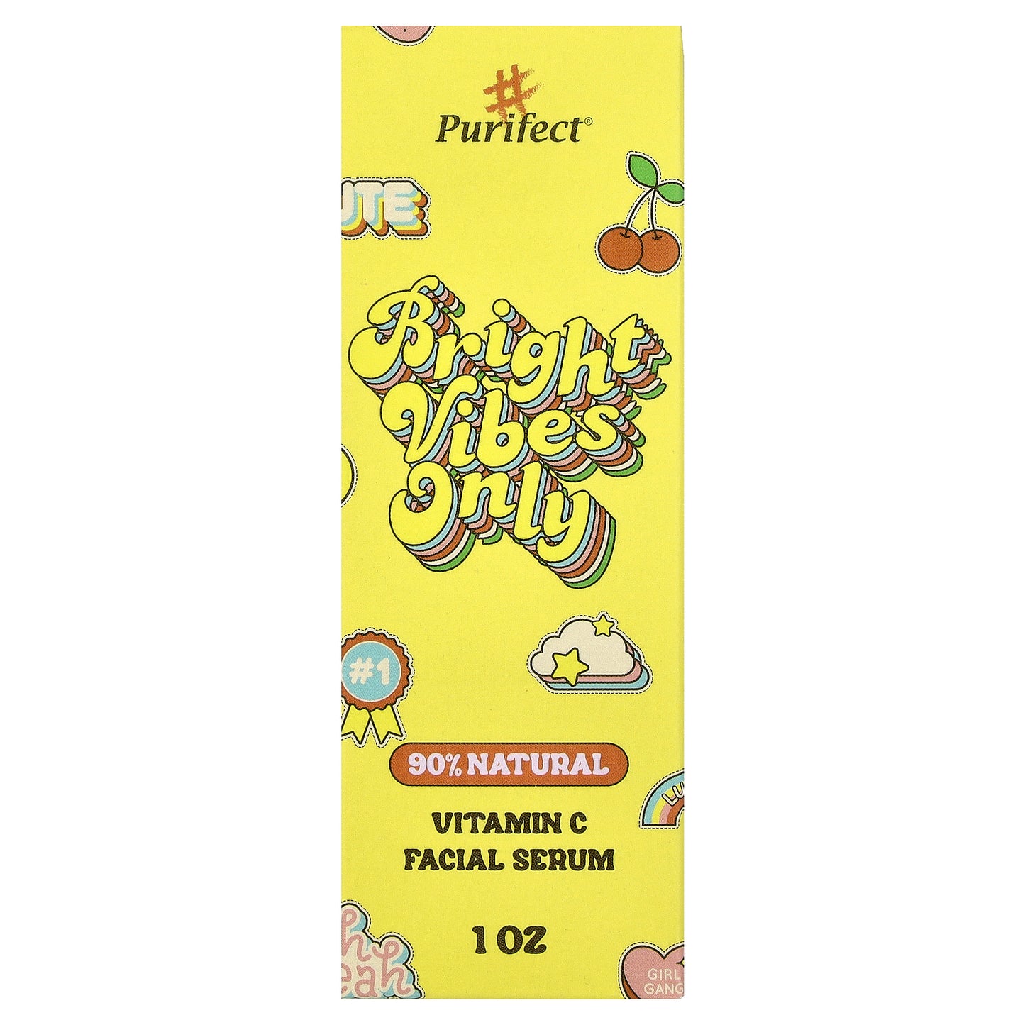 Hello Purifect, Bright Vibes Only, Vitamin C Facial Serum, 1 fl oz (30 ml)