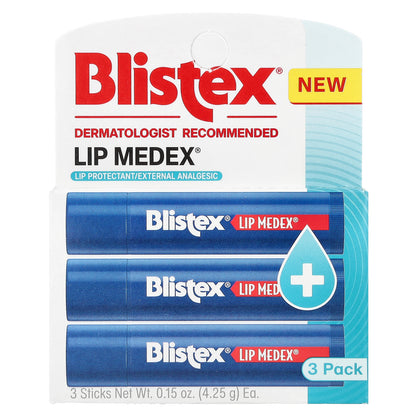 Blistex, Lip Medex®, 3 Pack, 0.15 oz (4.25 g) Each