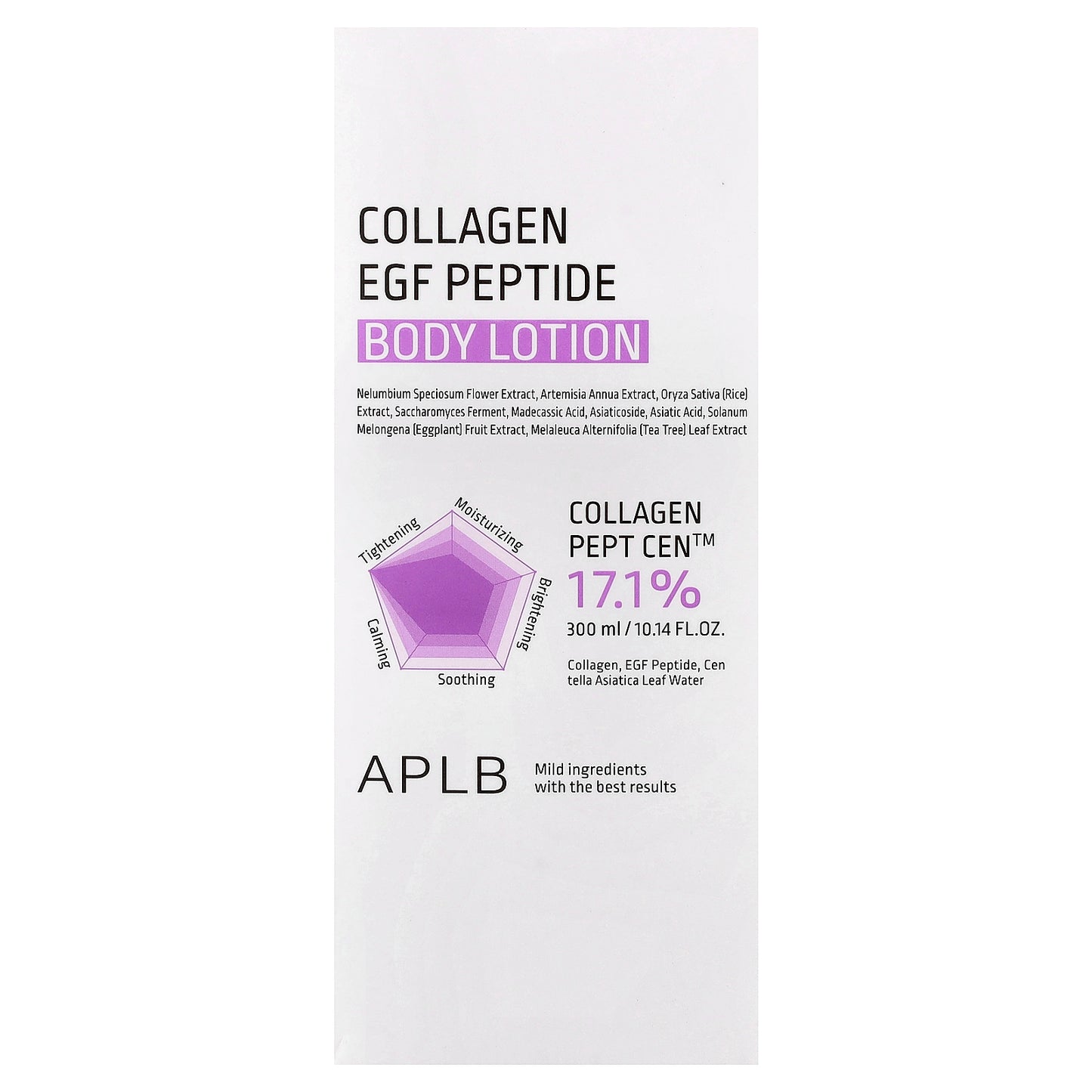 APLB, Collagen EGF Peptide Body Lotion , 10.14 fl oz (300 ml)