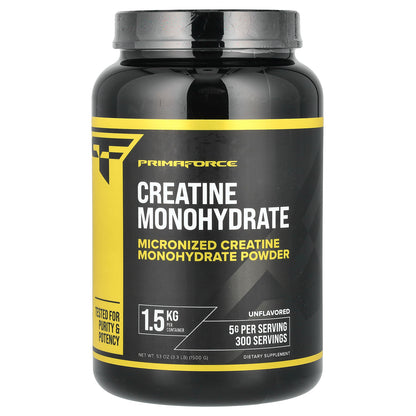 Primaforce, Creatine Monohydrate, Unflavored, 3.3 lb (1,500 g)