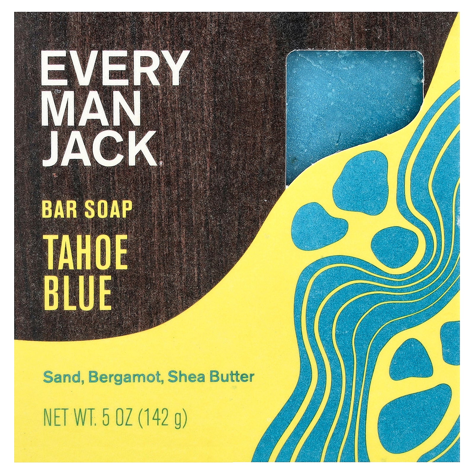 Every Man Jack, Bar Soap, Tahoe Blue, 5 oz (142 g)