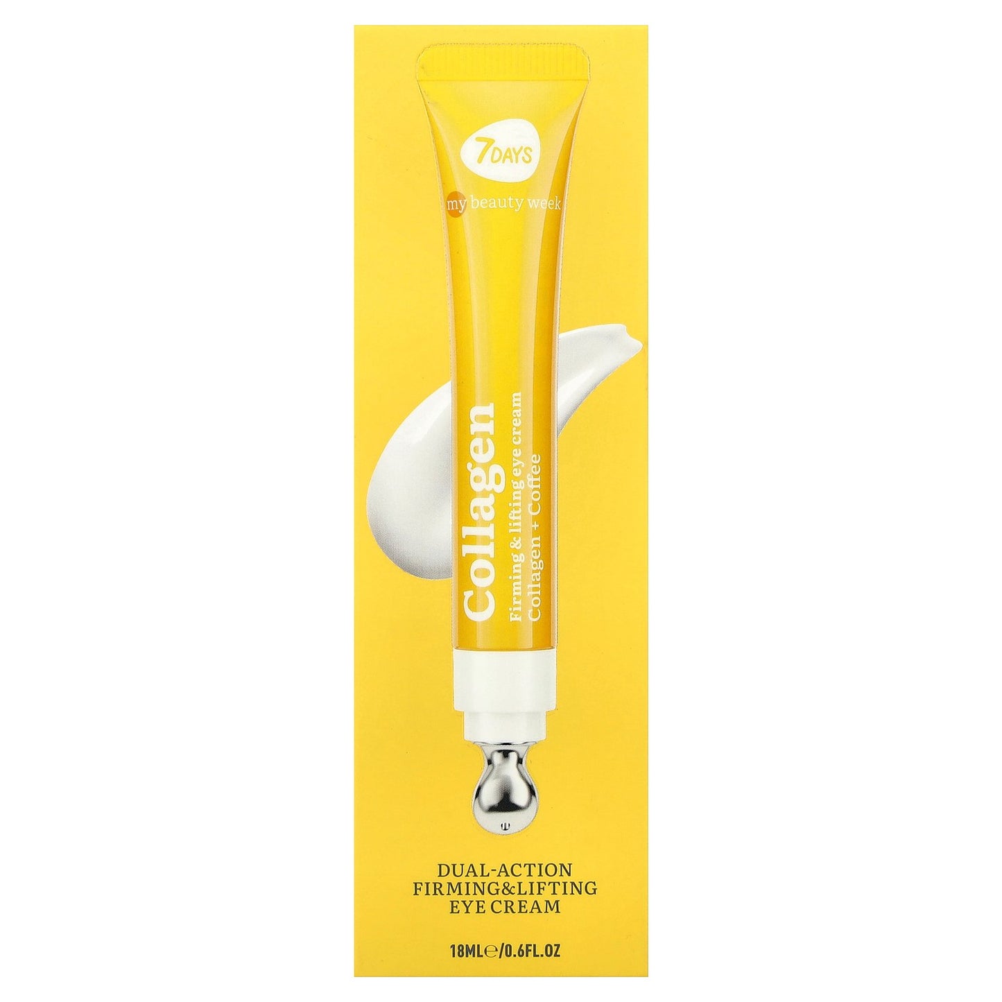 7 Days Beauty, Collagen, Dual-Action Firming & Lifting Eye Cream, 0.6 fl oz (18 ml)