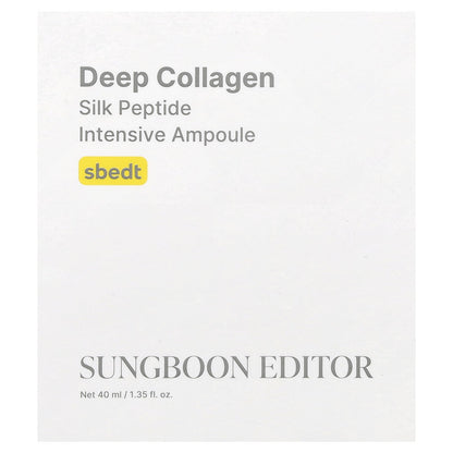 Sungboon Editor, Deep Collagen, Silk Peptide Intensive Ampoule , 1.35 fl oz (40 ml)