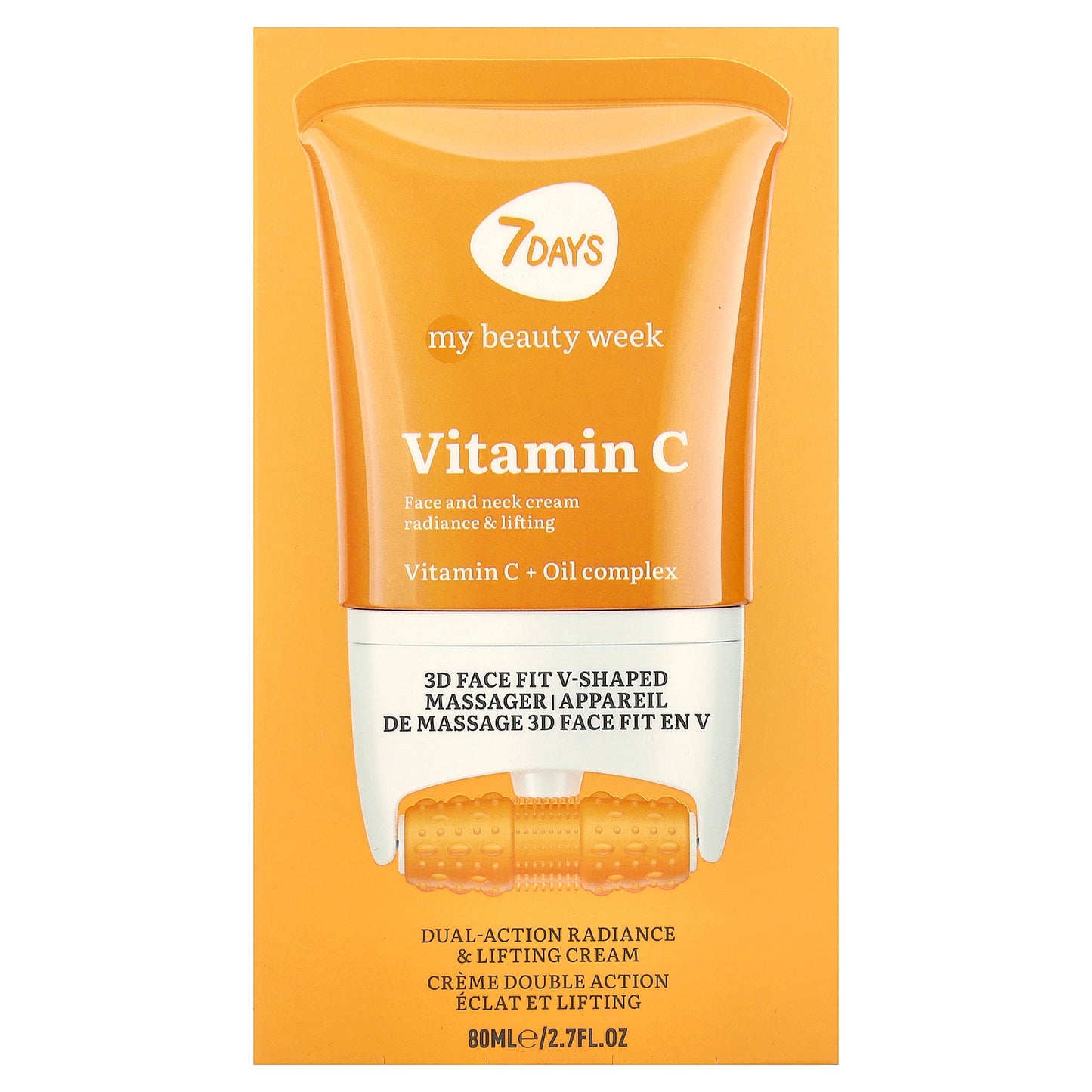 7 Days Beauty, Vitamin C, Dual-Action Radiance & Lifting Cream, 2.7 fl oz (80 ml)