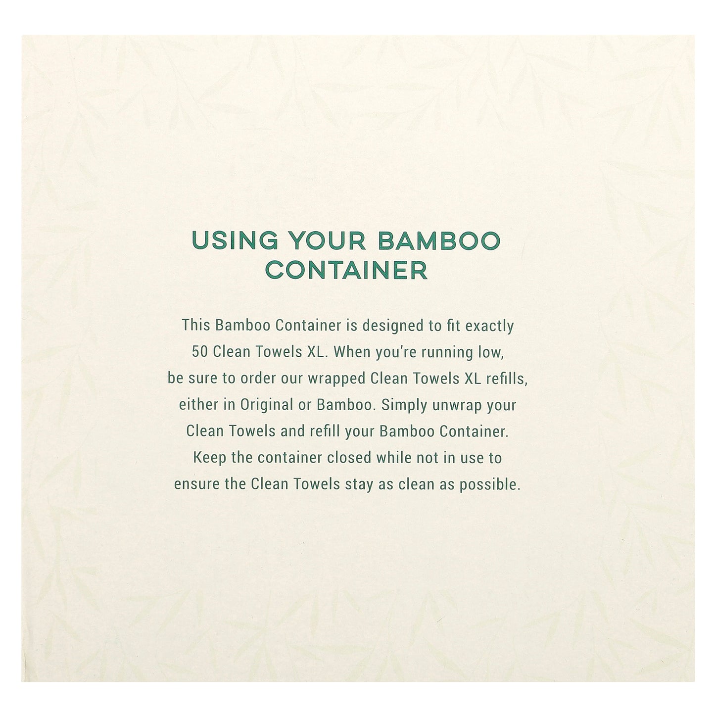 Clean Skin Club, Luxe Bamboo Box, Clean Towels XL, 50 Count