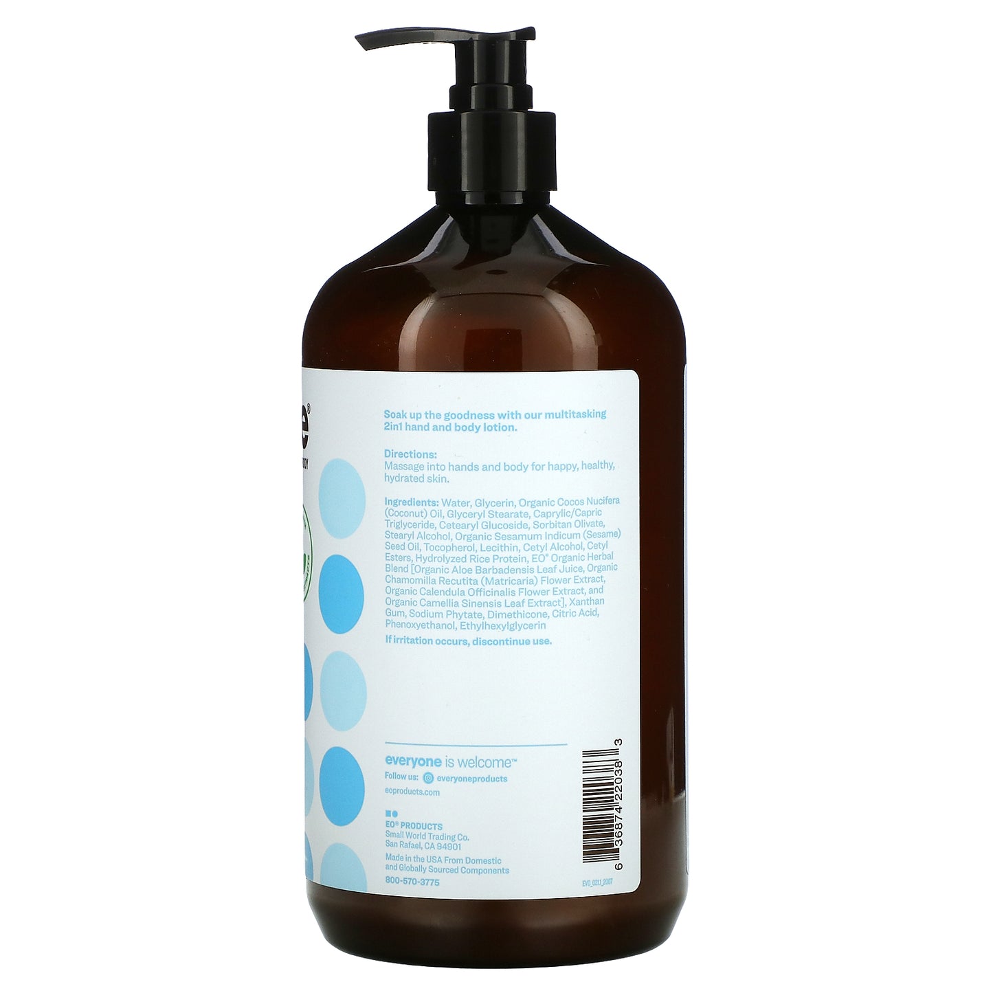 Everyone, Nourishing Lotion, Unscented, 32 fl oz (964 ml)