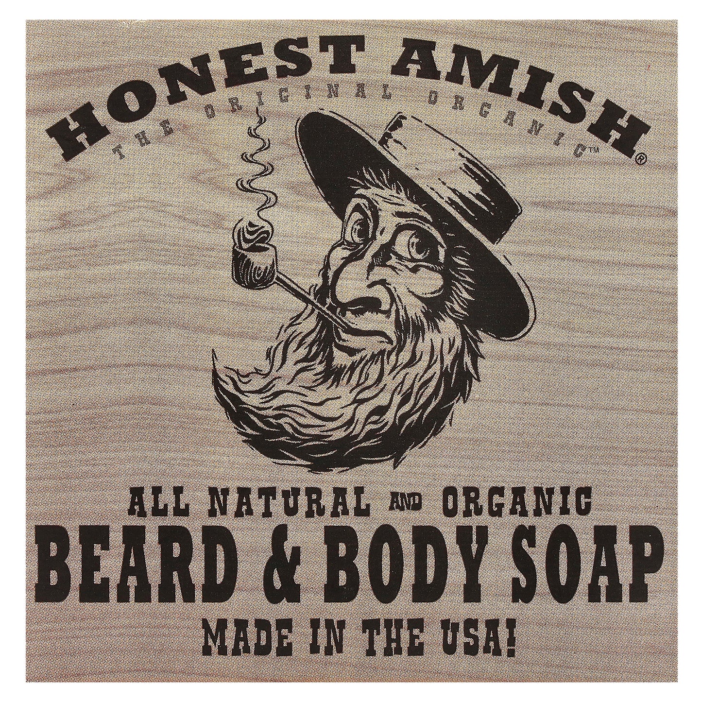 Honest Amish, Slick Beard & Body Bar Soap, 1 Bar