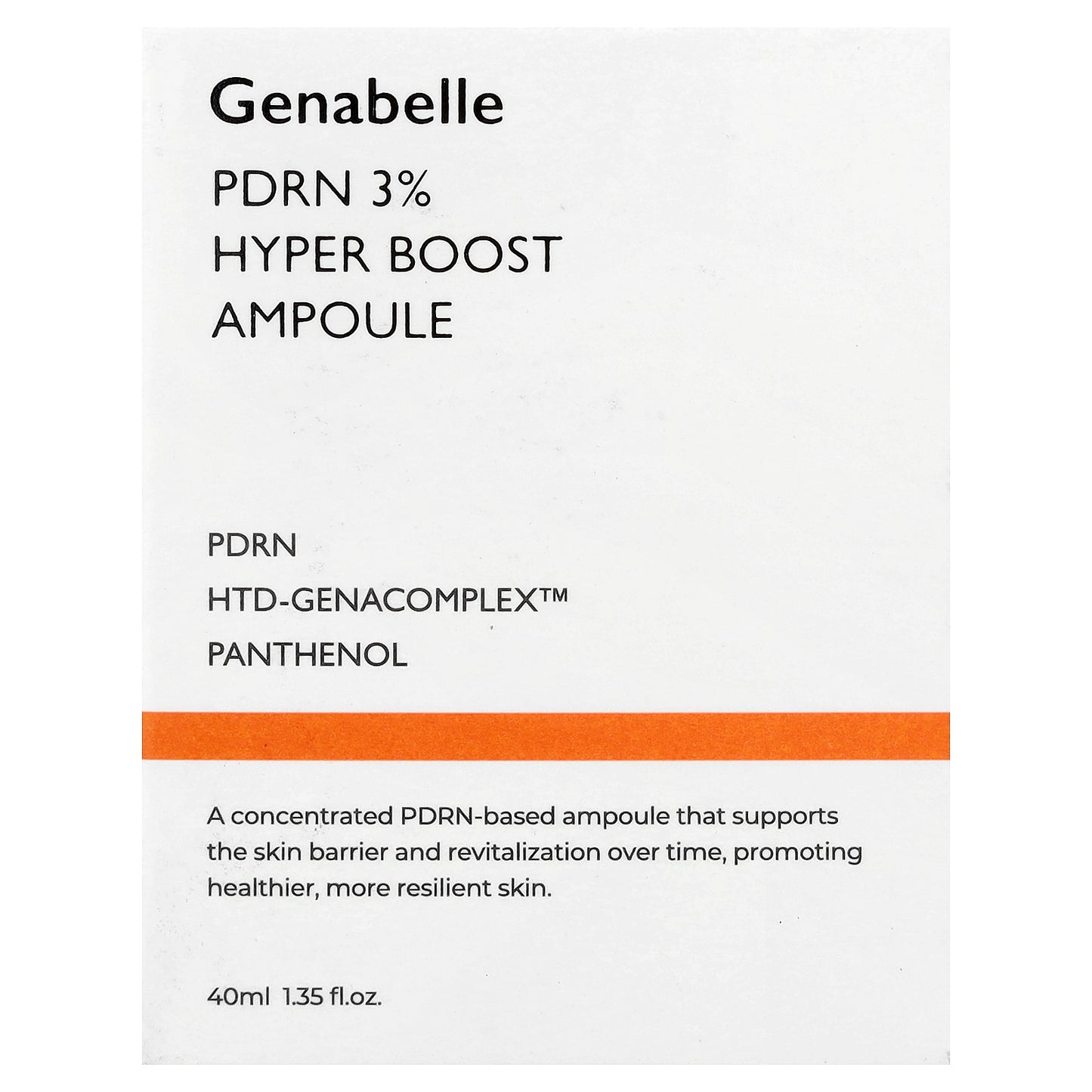 Genabelle, PDRN 3% Hyper Boost Ampoule, 1.35 fl oz (40 ml)