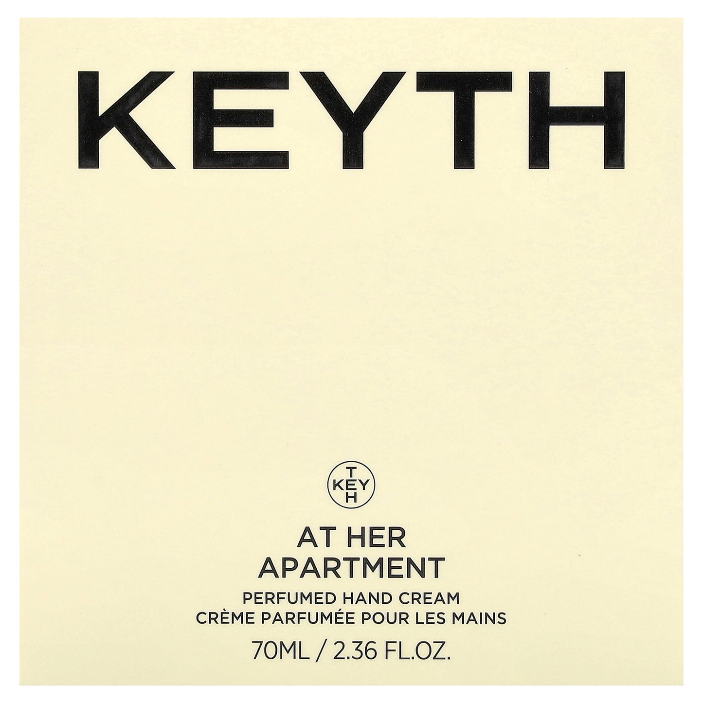KEYTH, Perfumed Hand Cream, At Her Apartment, 2.36 fl oz (70 ml)