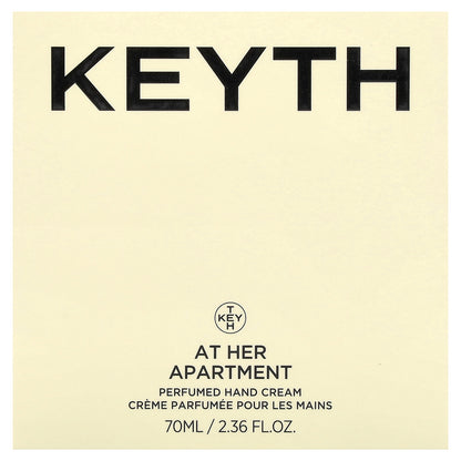 KEYTH, Perfumed Hand Cream, At Her Apartment, 2.36 fl oz (70 ml)