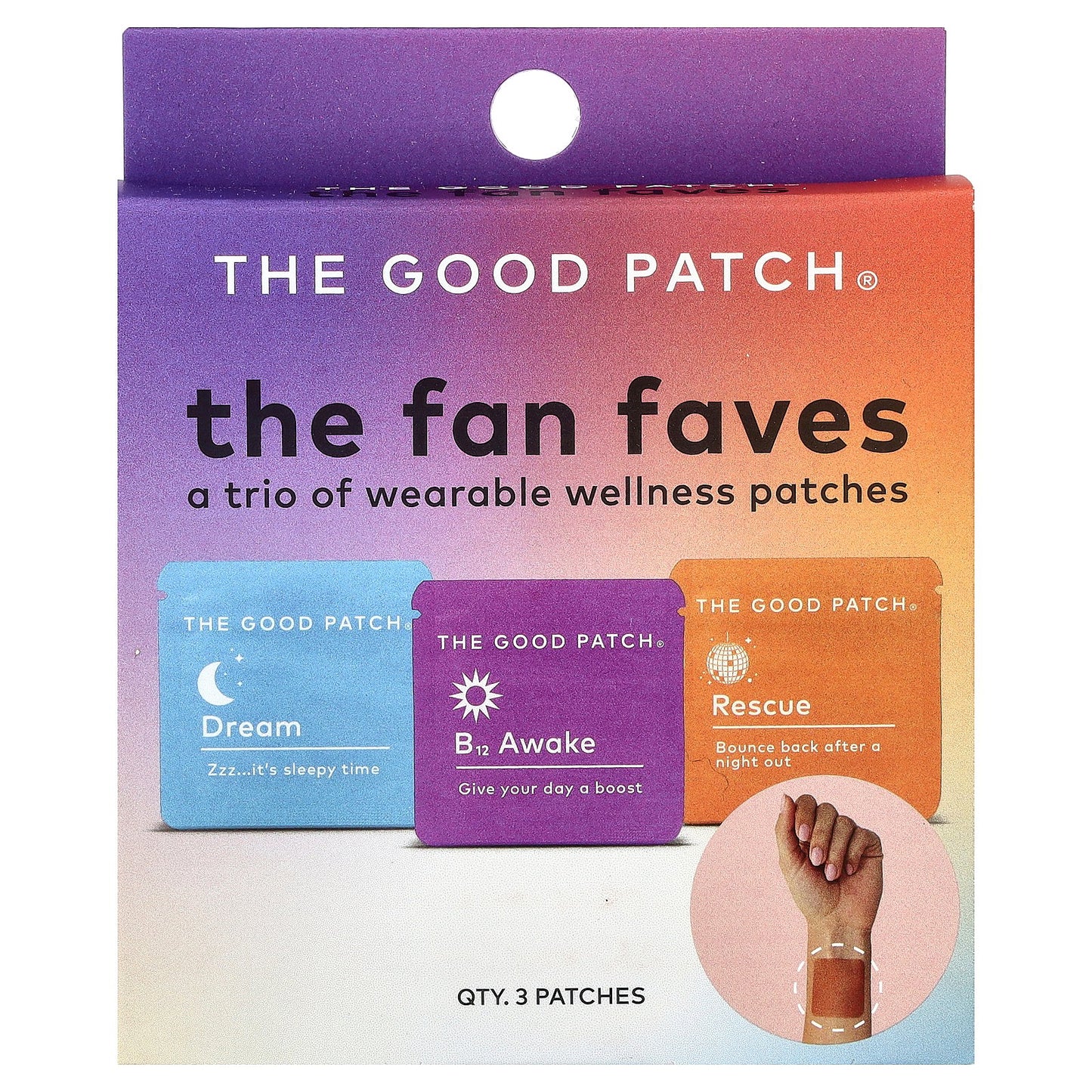 The Good Patch, The Fan Faves Wellness Patches, 3 Patches