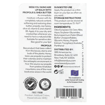 Bee & You, Moisturizing Lip Balm, 0.34 fl oz (10 ml)