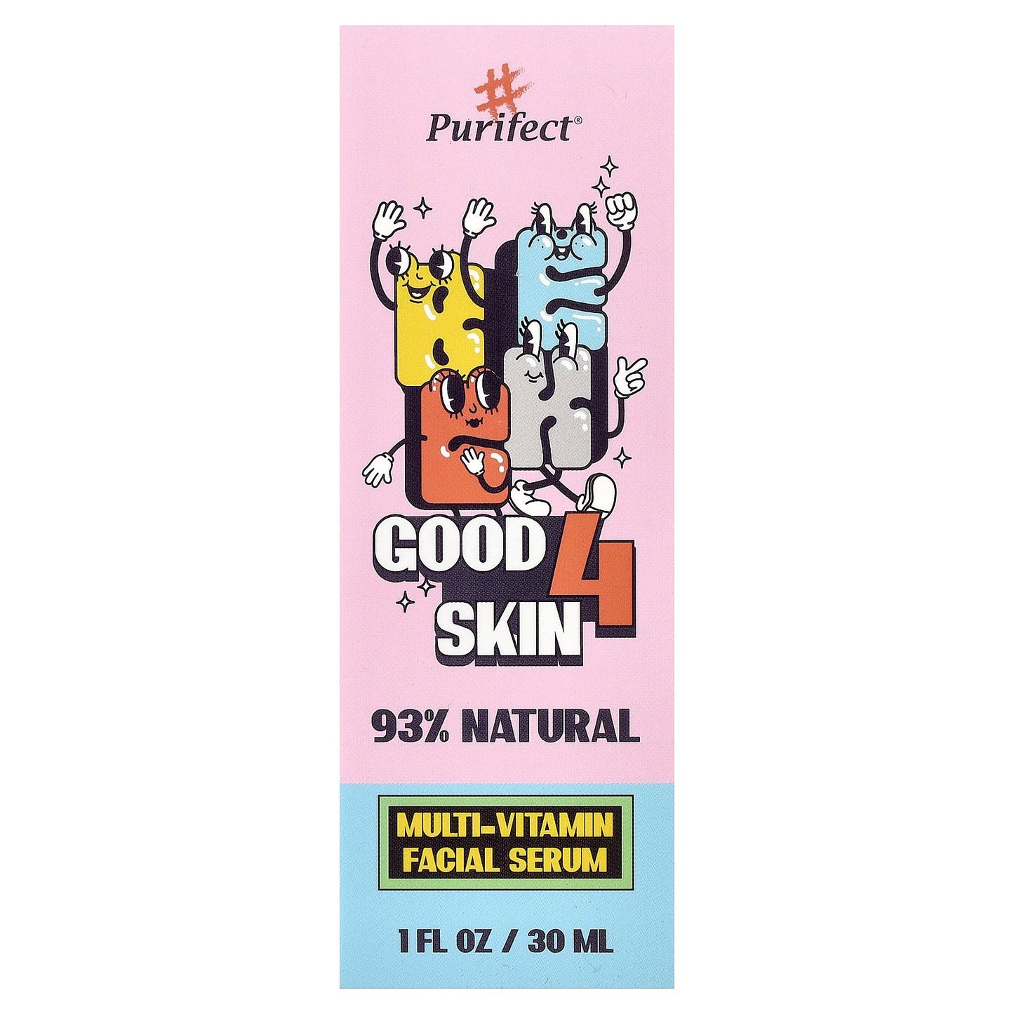 Purifect, Good 4 Skin, Multi-Vitamin Facial Serum, 1 fl oz (30 ml)