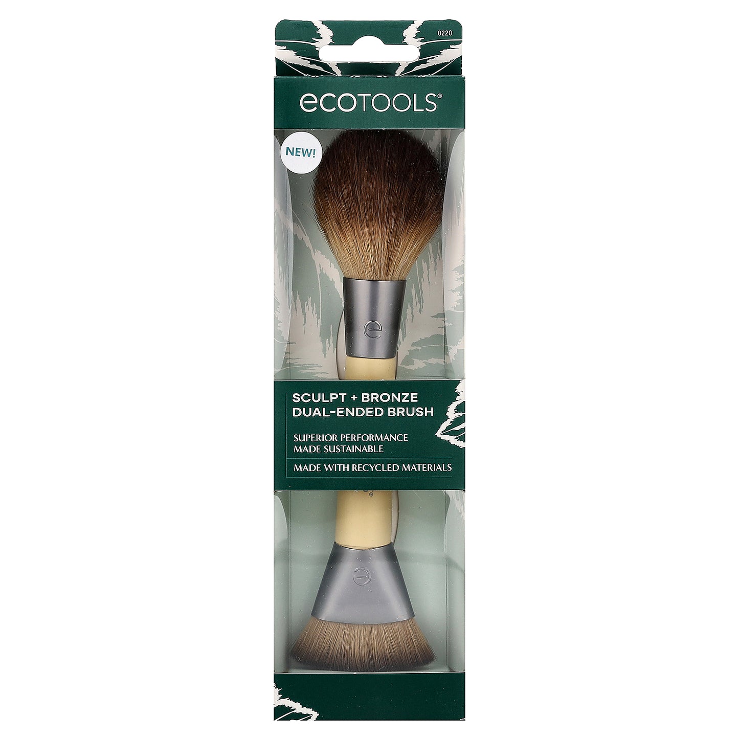 EcoTools, Sculpt + Bronze Dual-Ended Brush , 1 Brush