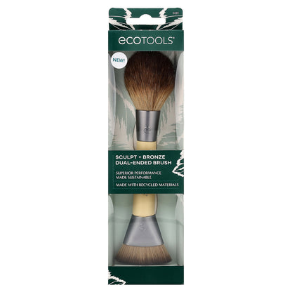 EcoTools, Sculpt + Bronze Dual-Ended Brush , 1 Brush
