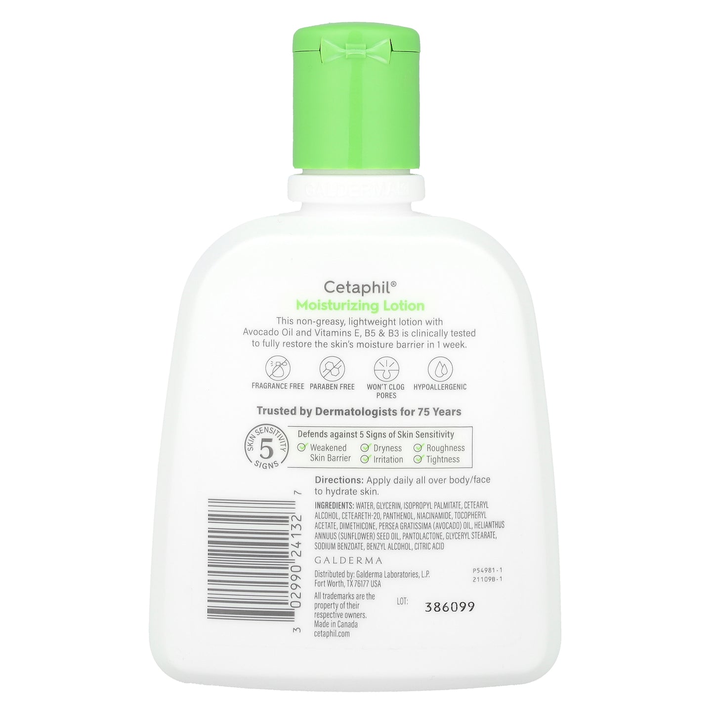 Cetaphil, Moisturizing Lotion, Fragrance Free, 8 fl oz (237 ml)