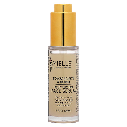 Mielle, Revitalizing Face Serum, Pomegranate & Honey, 1 fl oz (30 ml)