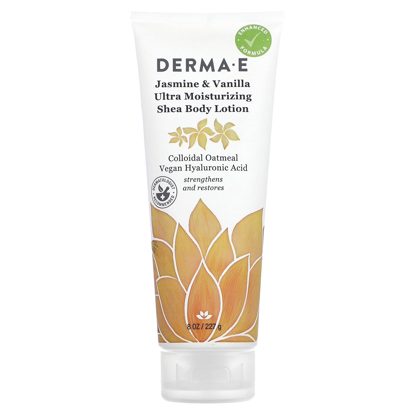 DERMA E, Ultra Moisturizing Shea Body Lotion, Jasmine & Vanilla , 8 oz (227 g)