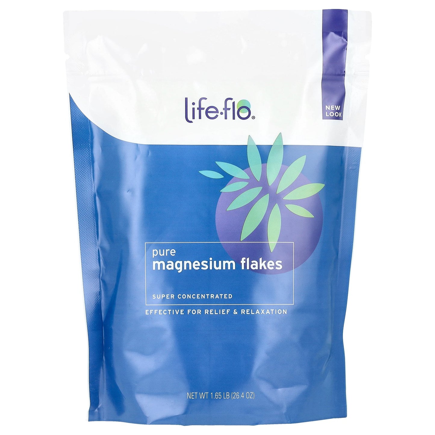 Life-flo, Pure Magnesium Flakes, 1.65 lb (26.4 oz)