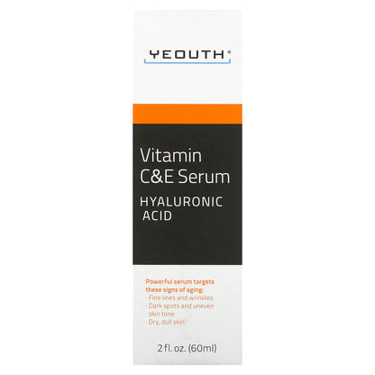 YEOUTH, Vitamin C & E Serum, 2 fl oz (60 ml)