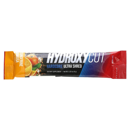 Hydroxycut, Hardcore Ultra Shed Drink Sticks, Tangerine Mimosa, 20 Packets, 0.2 oz (6 g) Each