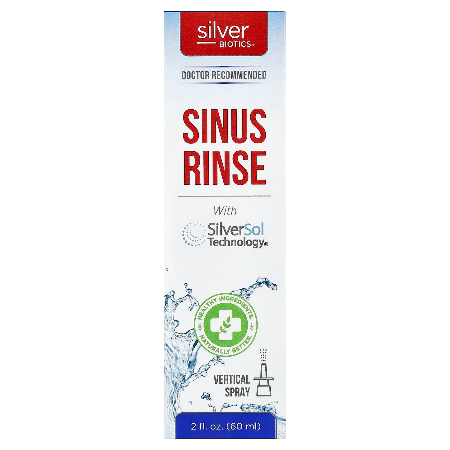 American Biotech Labs, Silver Biotics®, Sinus Rinse With SilverSol Technology®, 2 fl oz (60 ml)