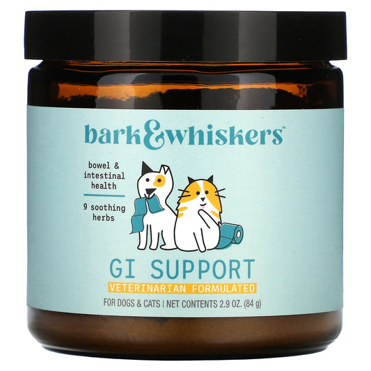 Dr. Mercola, Bark & Whiskers™, GI Support, For Cats & Dogs, 2.9 oz (84 g)