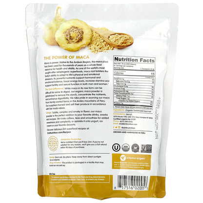 Zint, Organic Gelatinized Maca Powder, 16 oz (454 g)