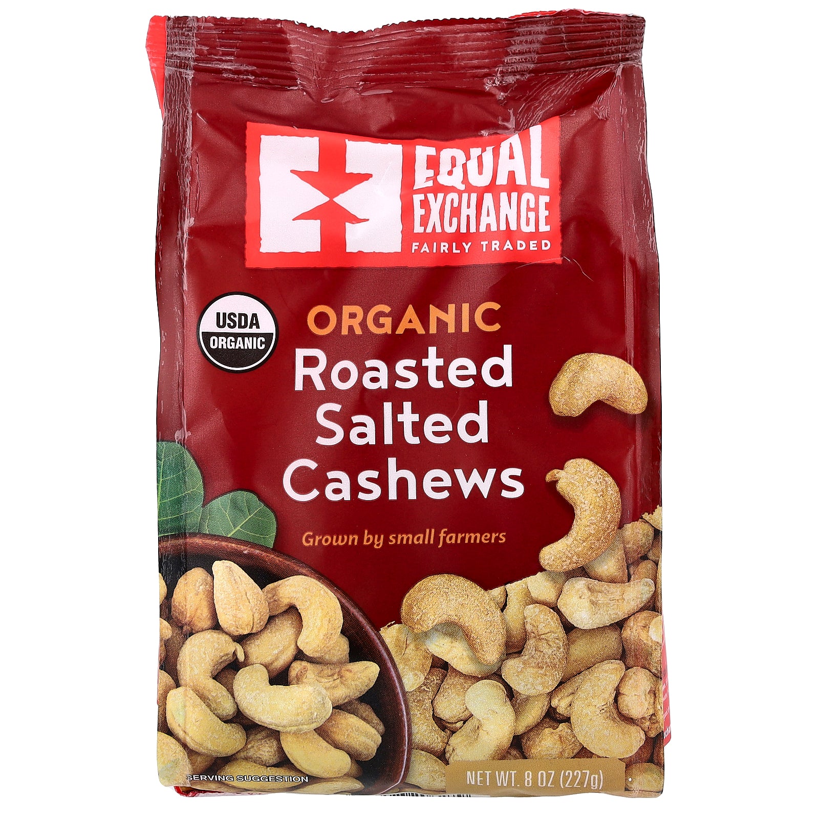 Equal Exchange, Organic Roasted Salted Cashews, 8 oz (227 g)