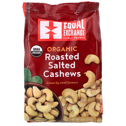Equal Exchange, Organic Roasted Salted Cashews, 8 oz (227 g)