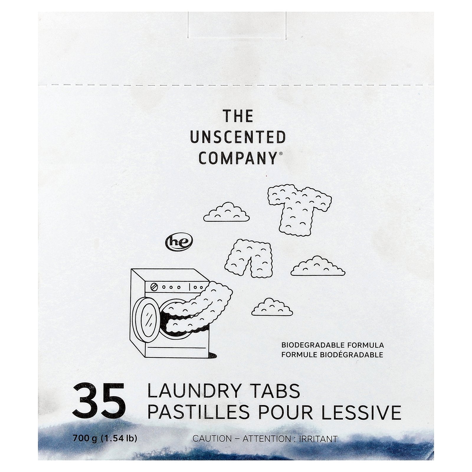 The Unscented Company, Laundry Tabs, 35 Tabs, 1.54 lb (700 g)