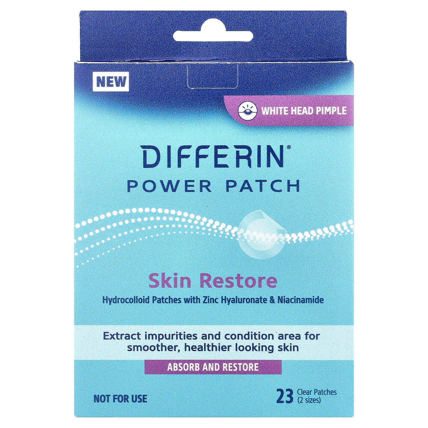 Differin, Power Patch, Skin Restore , 23 Clear Patches
