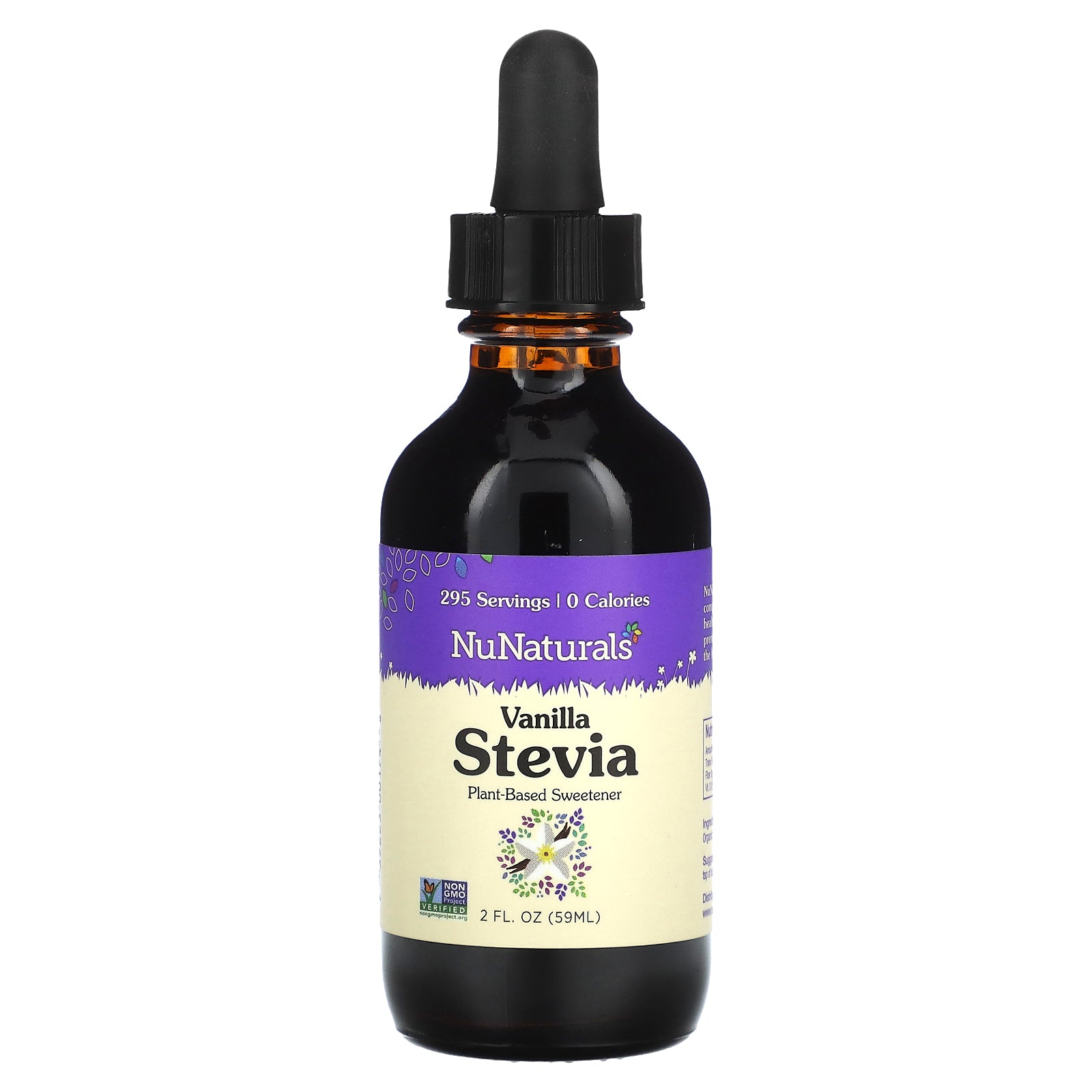 NuNaturals, Vanilla Stevia, 2 fl oz (59 ml)