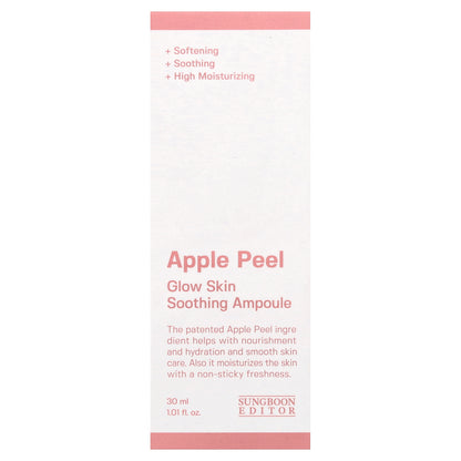 Sungboon Editor, Apple Peel, Glow Skin Soothing Ampoule , 1.01 fl oz (30 ml)