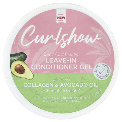 ORS, CurlShow™, 2-N-1 Curl Combo, Leave-In Conditioner Gel , 16 oz (453 g)